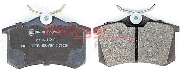 Placute frana METZGER 1170039